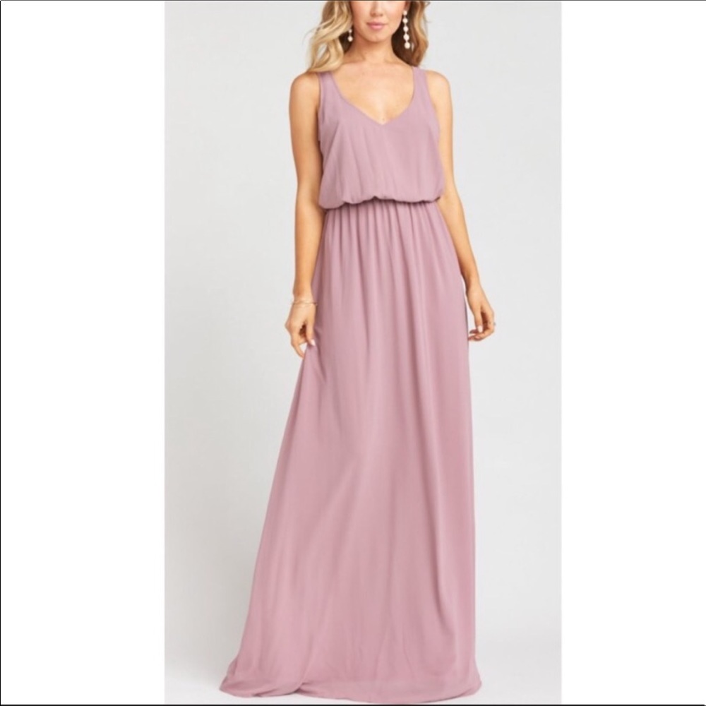 Show Me Your MuMu The Kendall Sleeveless Maxi Dress in Antique Rose